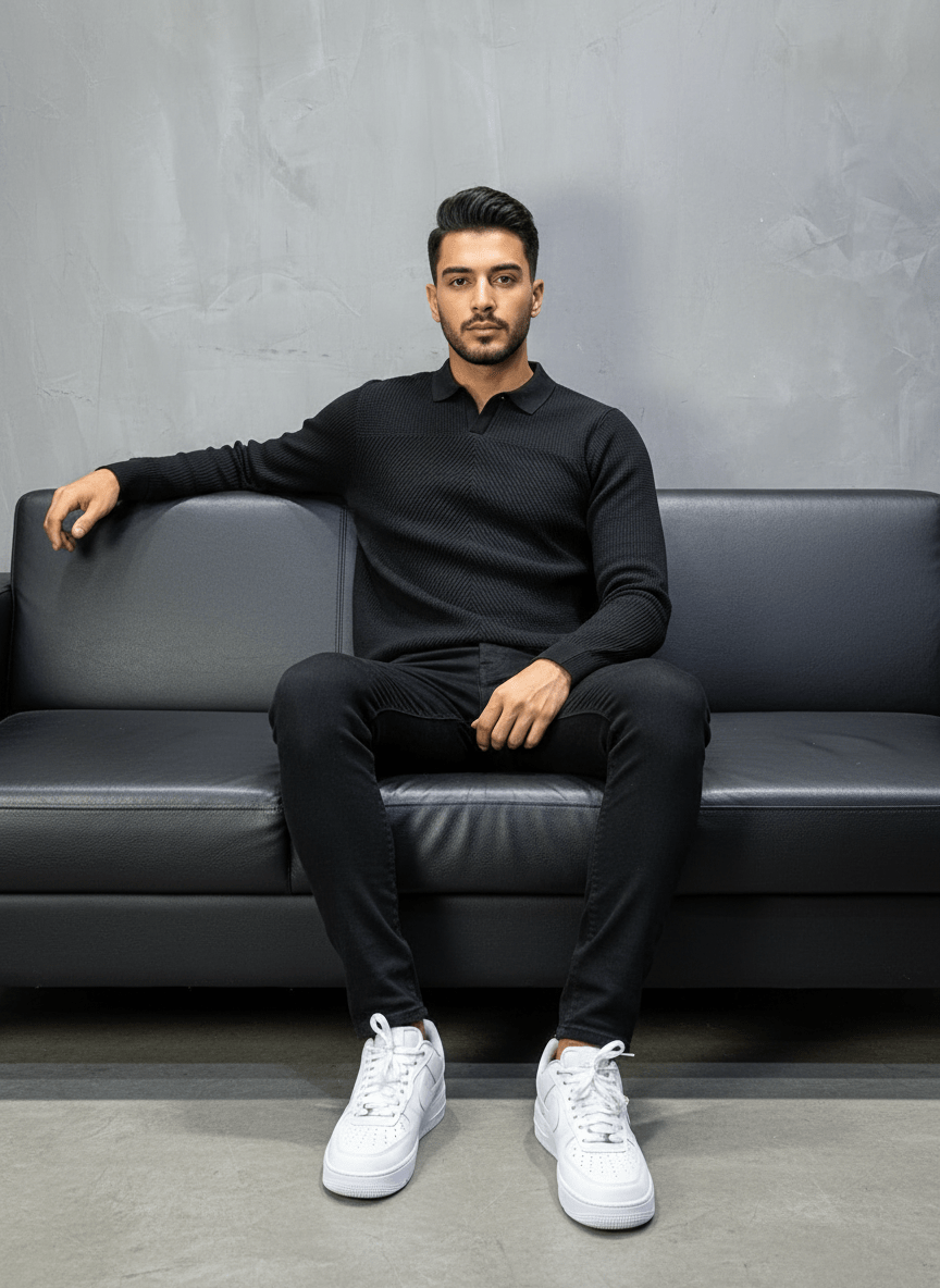 POLO TRIICOTE NOIRE 4011 - ZG PREMIUM
