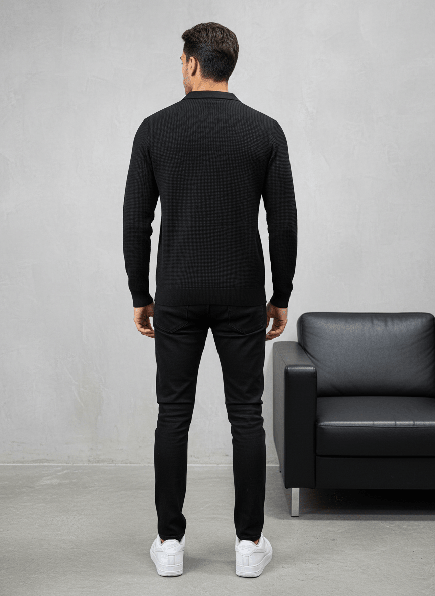 POLO TRIICOTE NOIRE 4011 - ZG PREMIUM
