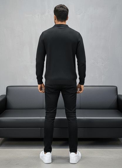 POLO TRIICOTE NOIRE 4011 - ZG PREMIUM