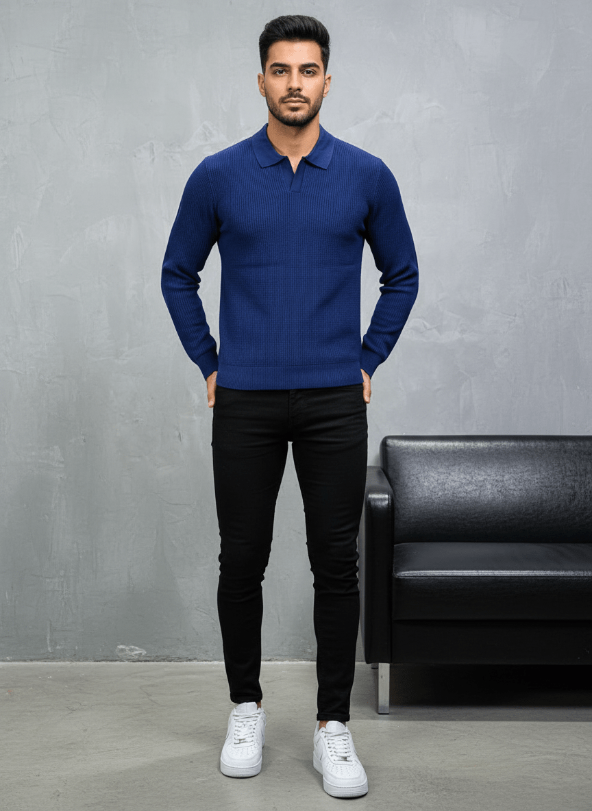 POLO TRIICOTE BLUE 4011 - ZG PREMIUM