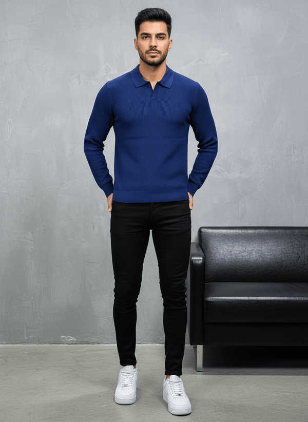 POLO TRIICOTE BLUE 4011
