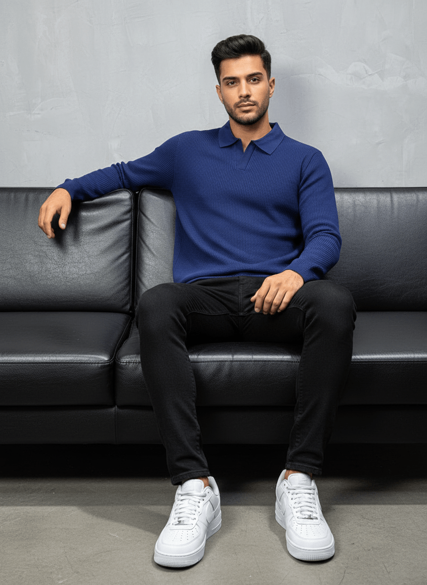 POLO TRIICOTE BLUE 4011 - ZG PREMIUM