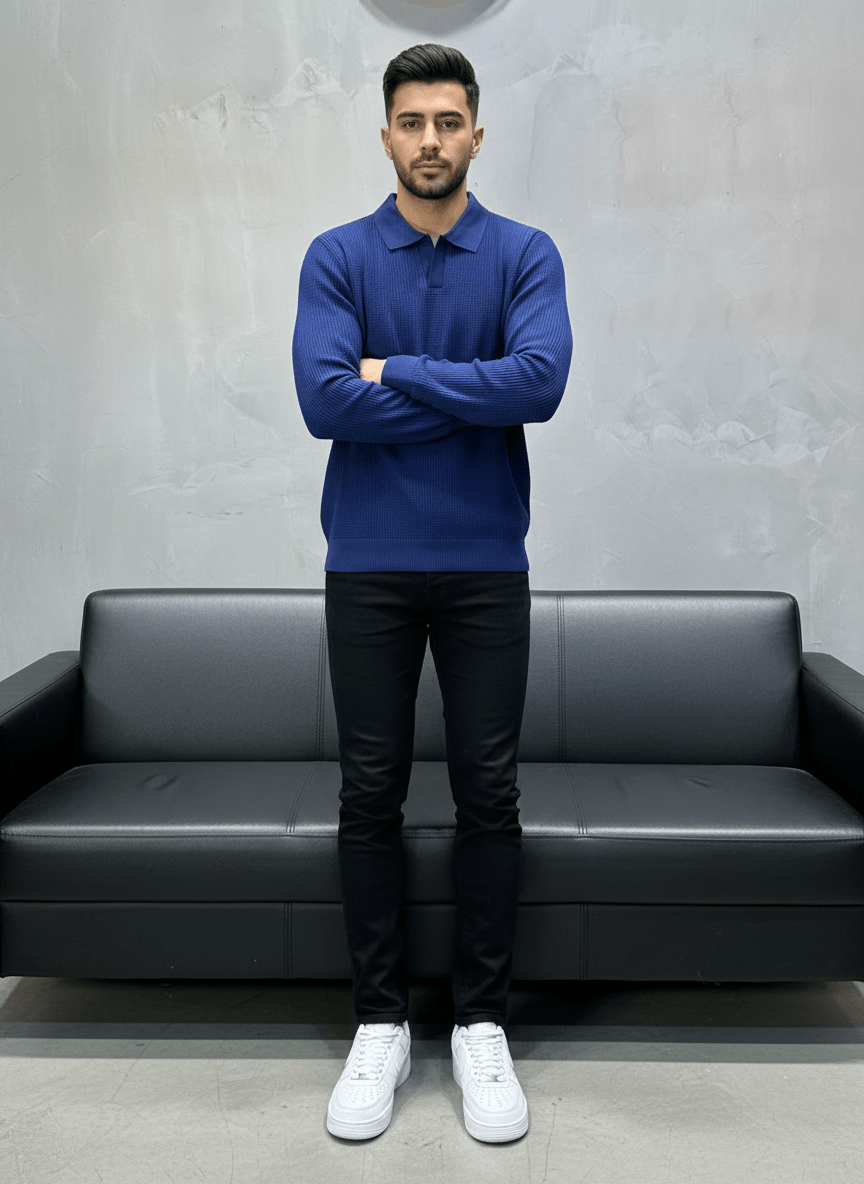 POLO TRIICOTE BLUE 4011 - ZG PREMIUM