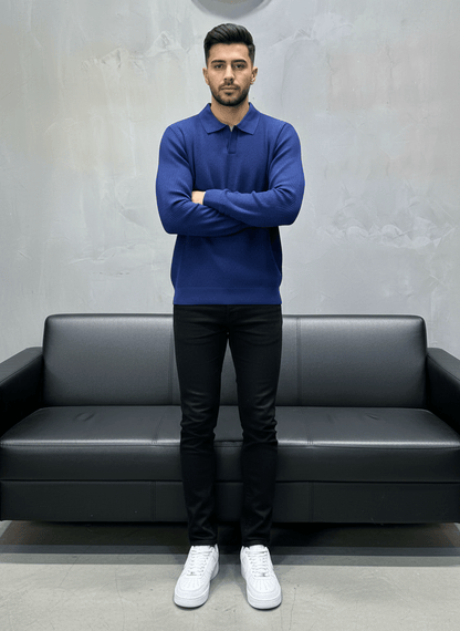 POLO TRIICOTE BLUE 4011 - ZG PREMIUM