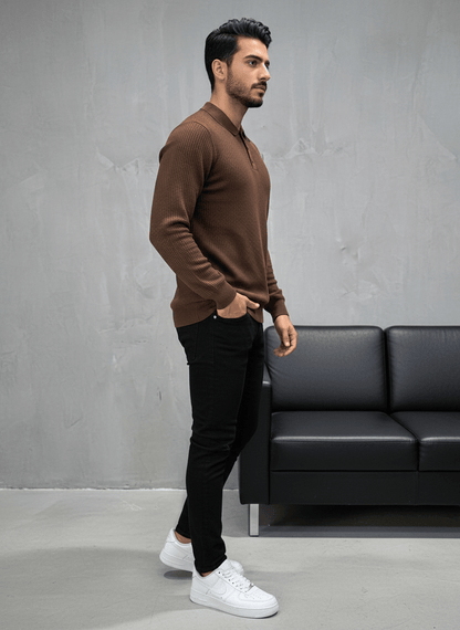 POLO TRICOTE MARON 5506 - ZG PREMIUM