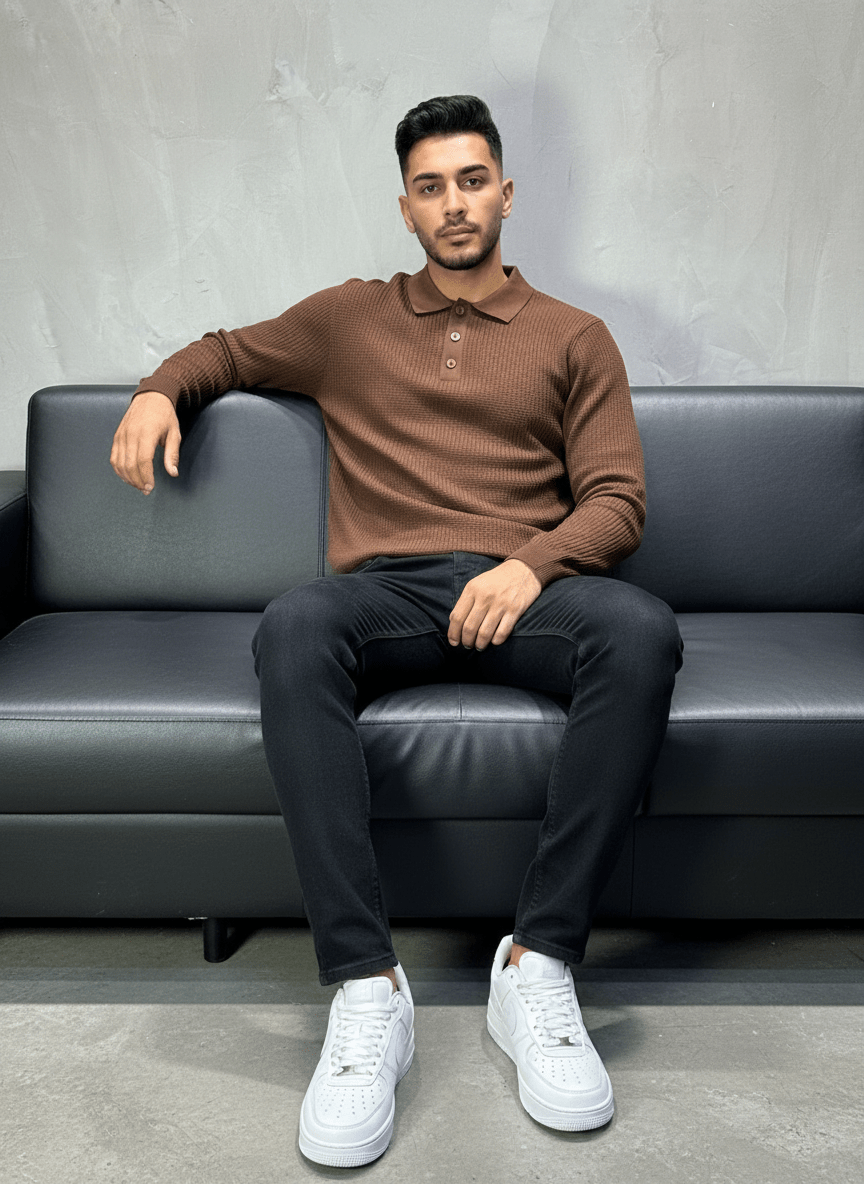 POLO TRICOTE MARON 5506 - ZG PREMIUM