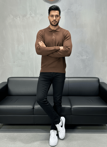 POLO TRICOTE MARON 5506 - ZG PREMIUM