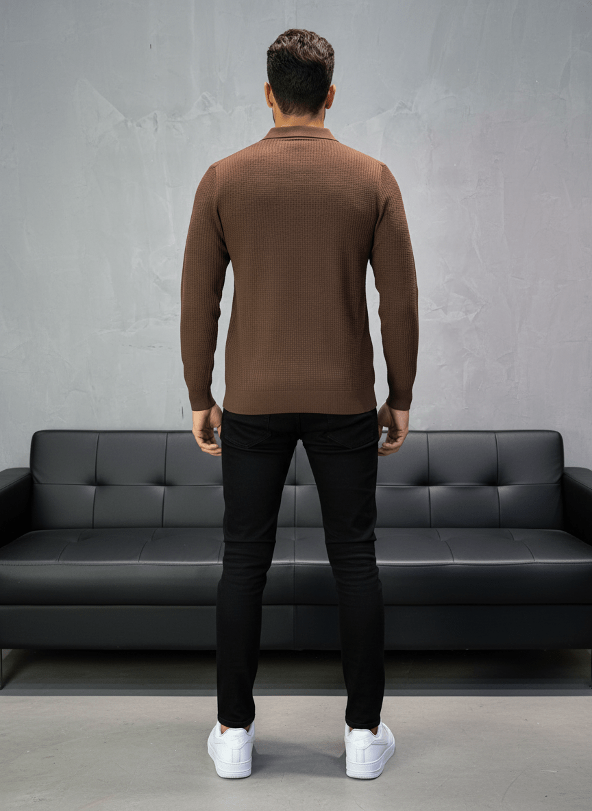 POLO TRICOTE MARON 5506 - ZG PREMIUM