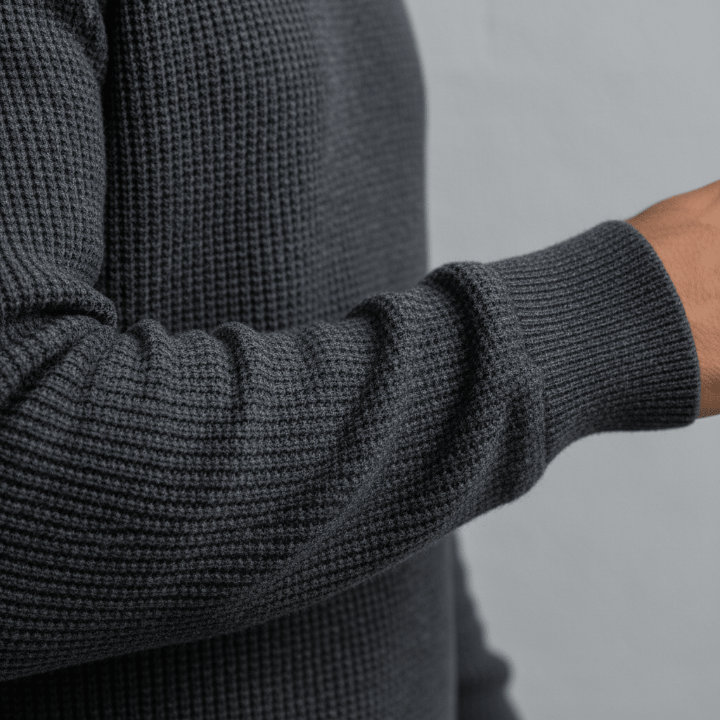 SWEAT TRICOTE NOIRE 4030 - ZG PREMIUM