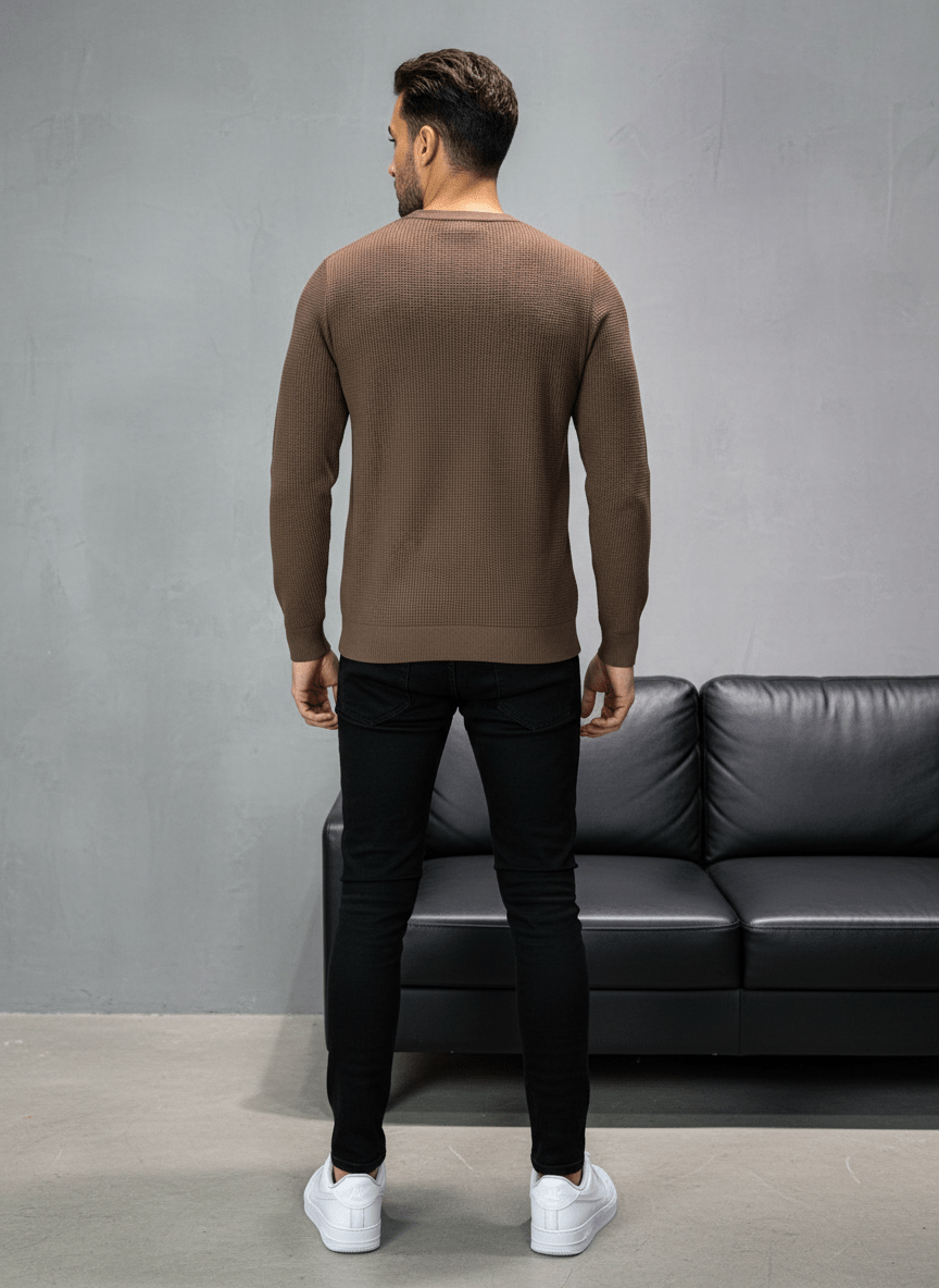 SWEAT TRICOTE MARON 4030 - ZG PREMIUM