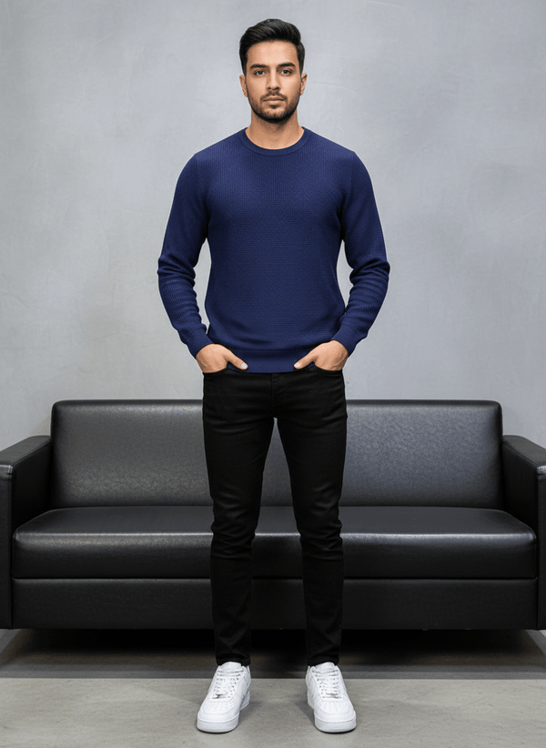 SWEAT TRICOTE BLUE 4030
