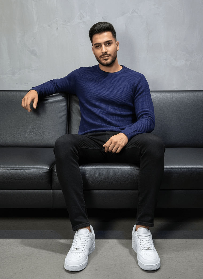 SWEAT TRICOTE BLUE 4030 - ZG PREMIUM