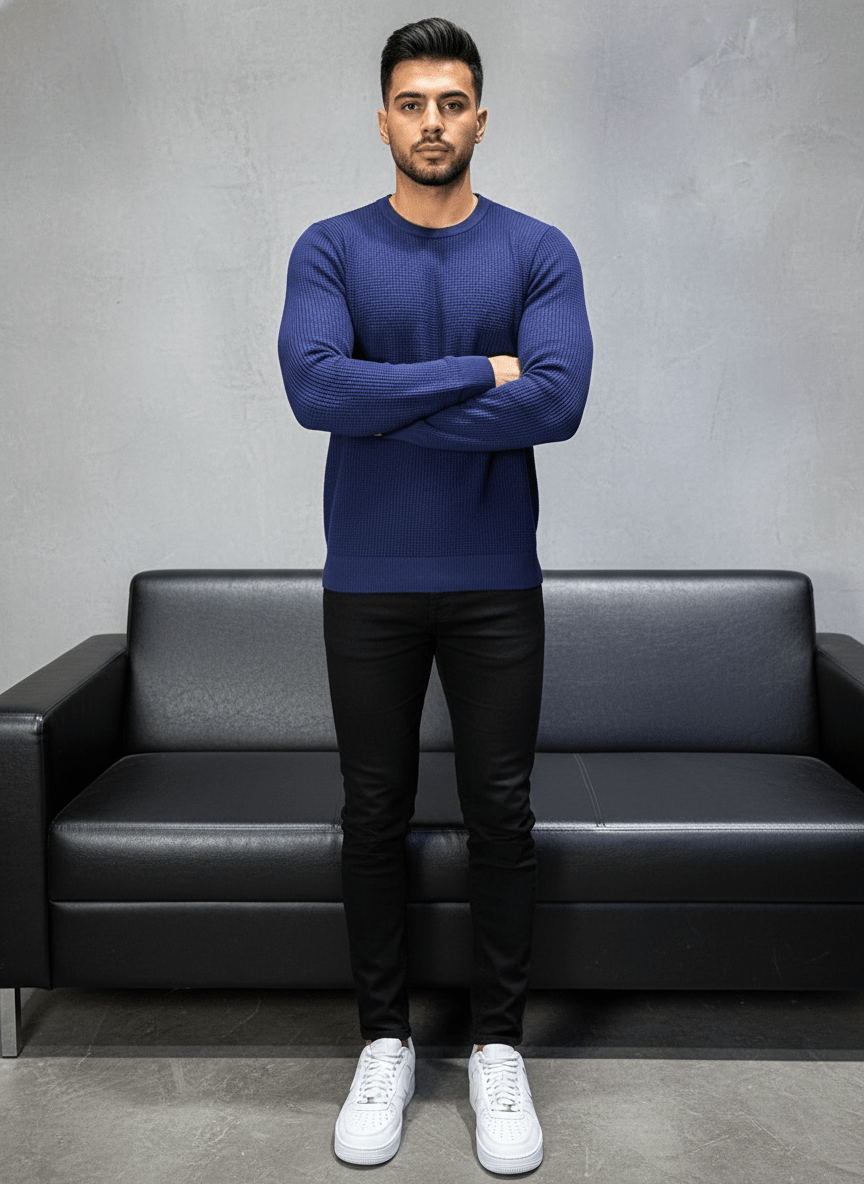 SWEAT TRICOTE BLUE 4030 - ZG PREMIUM