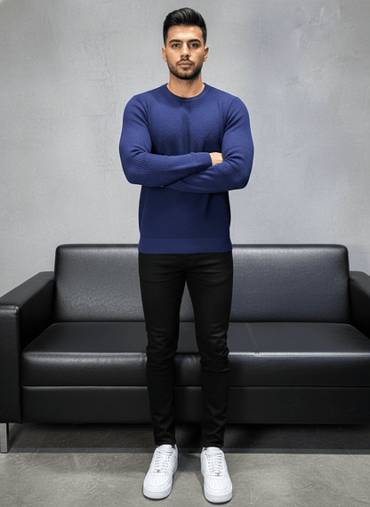 SWEAT TRICOTE BLUE 4030 - ZG PREMIUM