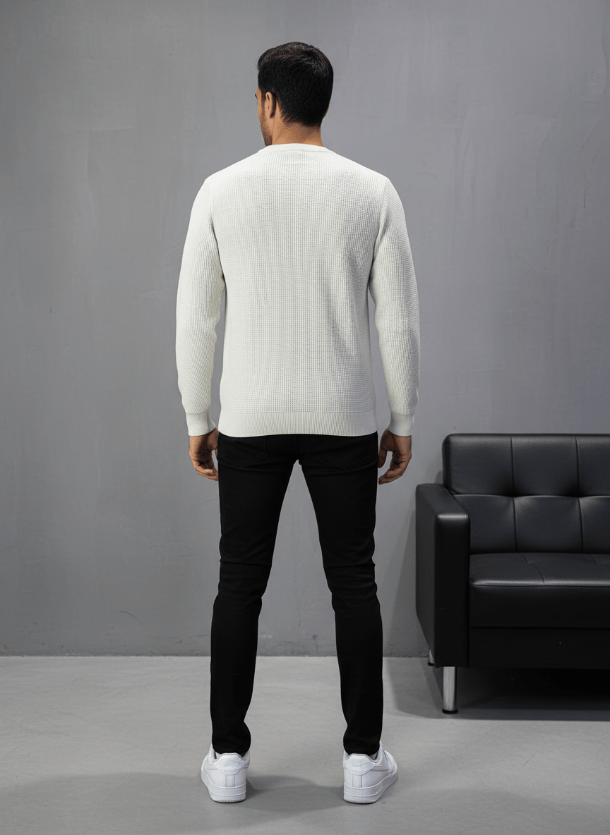 SWEAT TRICOTE BEIGE 4030 - ZG PREMIUM