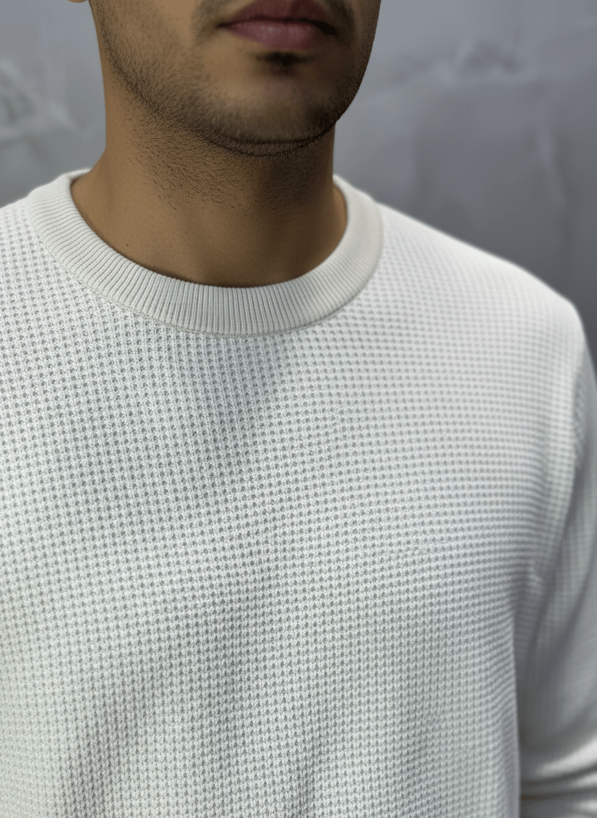 SWEAT TRICOTE BEIGE 4030 - ZG PREMIUM