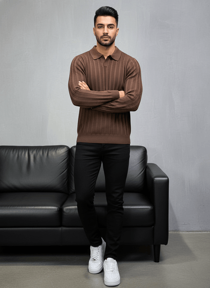 POLO TRICOTE MARON 5124 - ZG PREMIUM