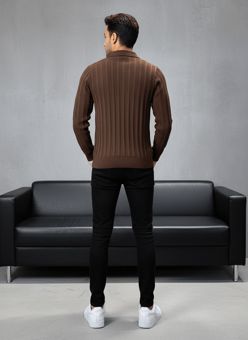 POLO TRICOTE MARON 5124 - ZG PREMIUM