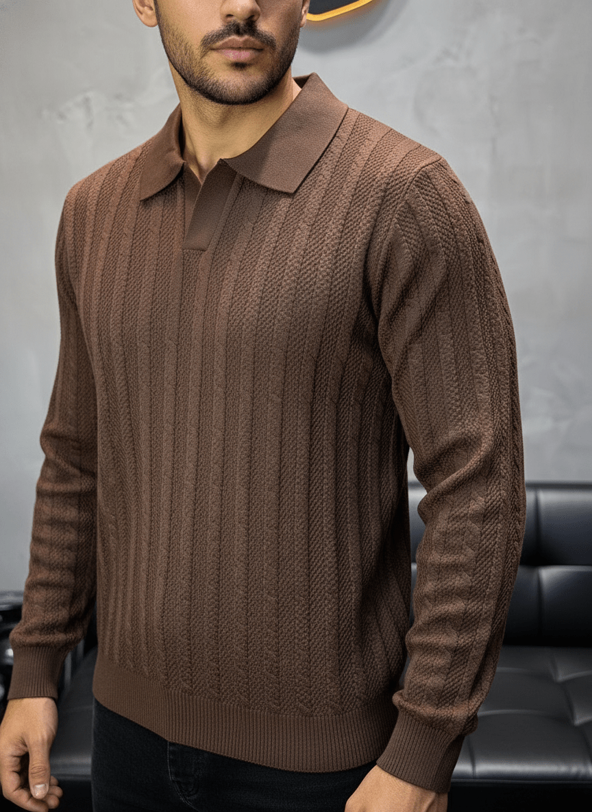 POLO TRICOTE MARON 5124 - ZG PREMIUM