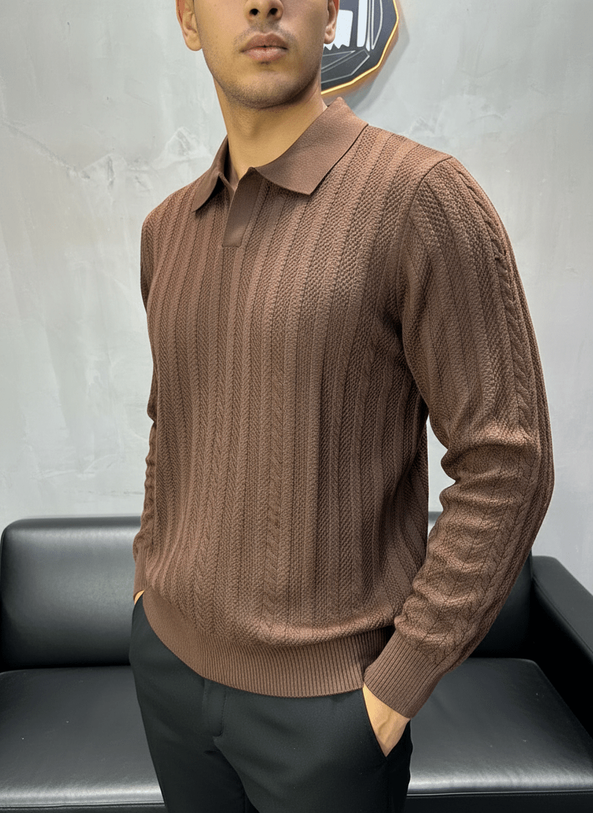 POLO TRICOTE MARON 5124 - ZG PREMIUM