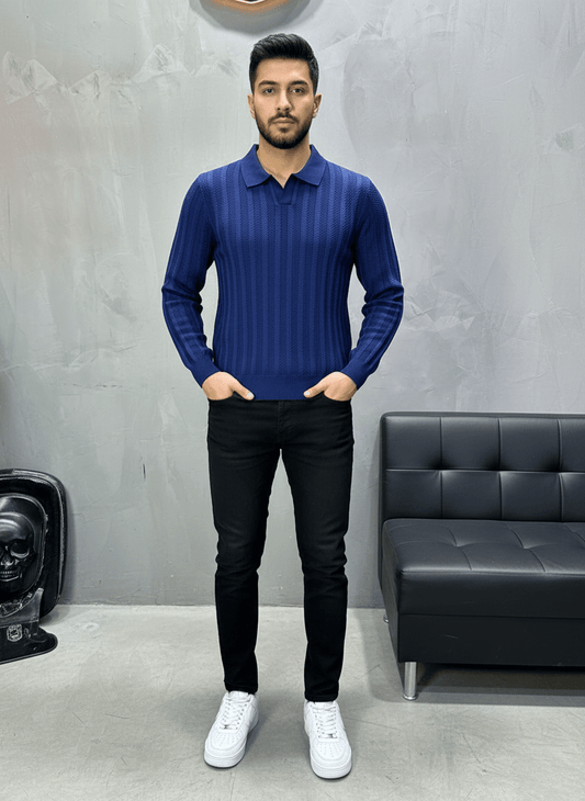 POLO TRICOTE BLUE 5124 - ZG PREMIUM
