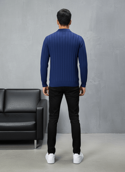 POLO TRICOTE BLUE 5124 - ZG PREMIUM