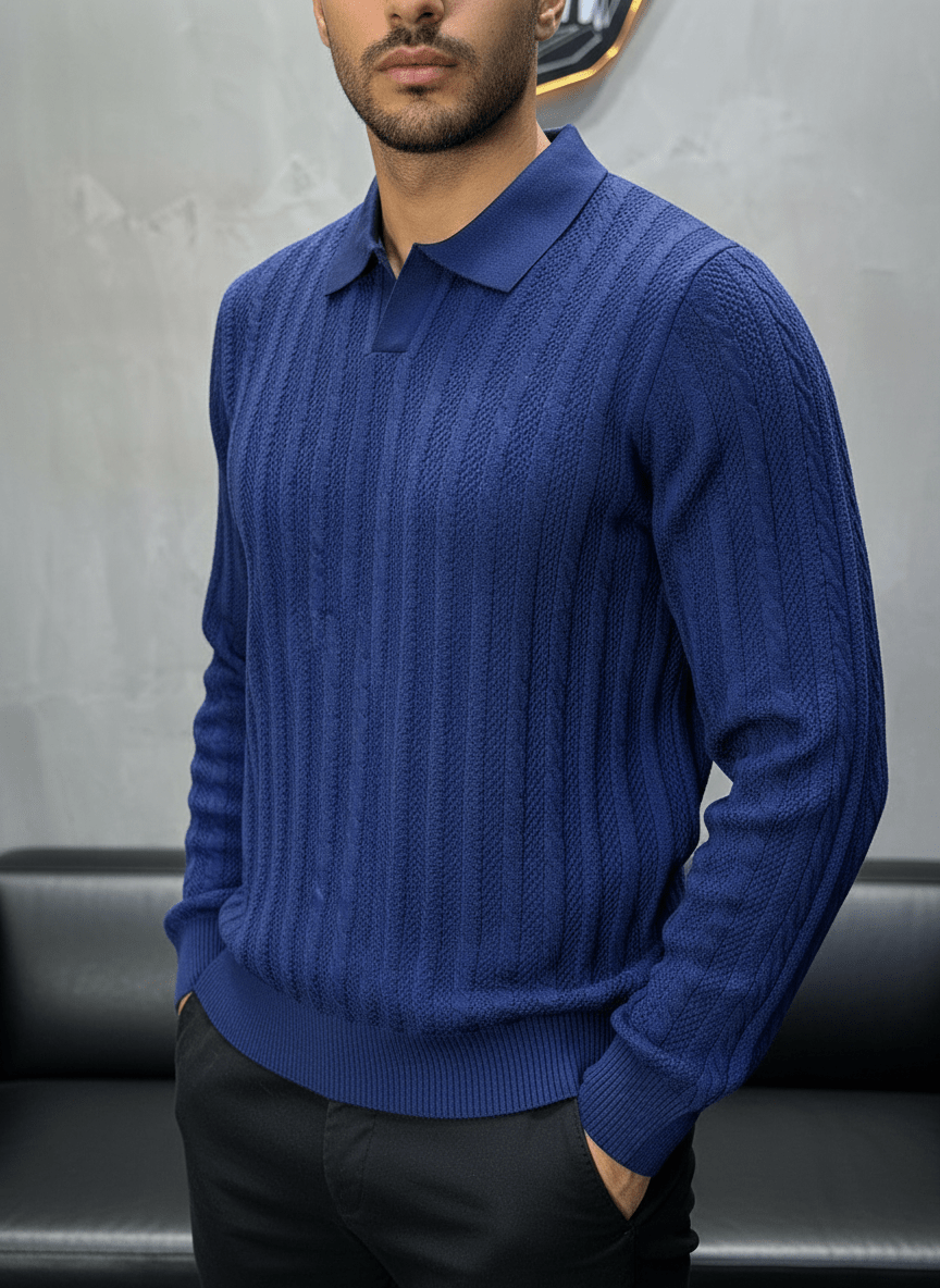 POLO TRICOTE BLUE 5124 - ZG PREMIUM