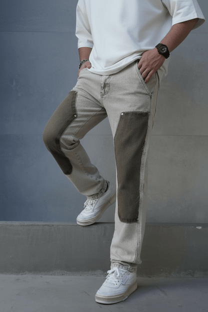 JEANS BAGGY OLIVE B9668 - ZG PREMIUM