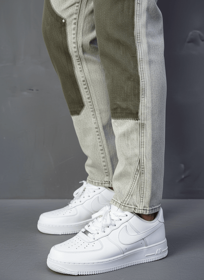 JEANS BAGGY OLIVE B9668 - ZG PREMIUM