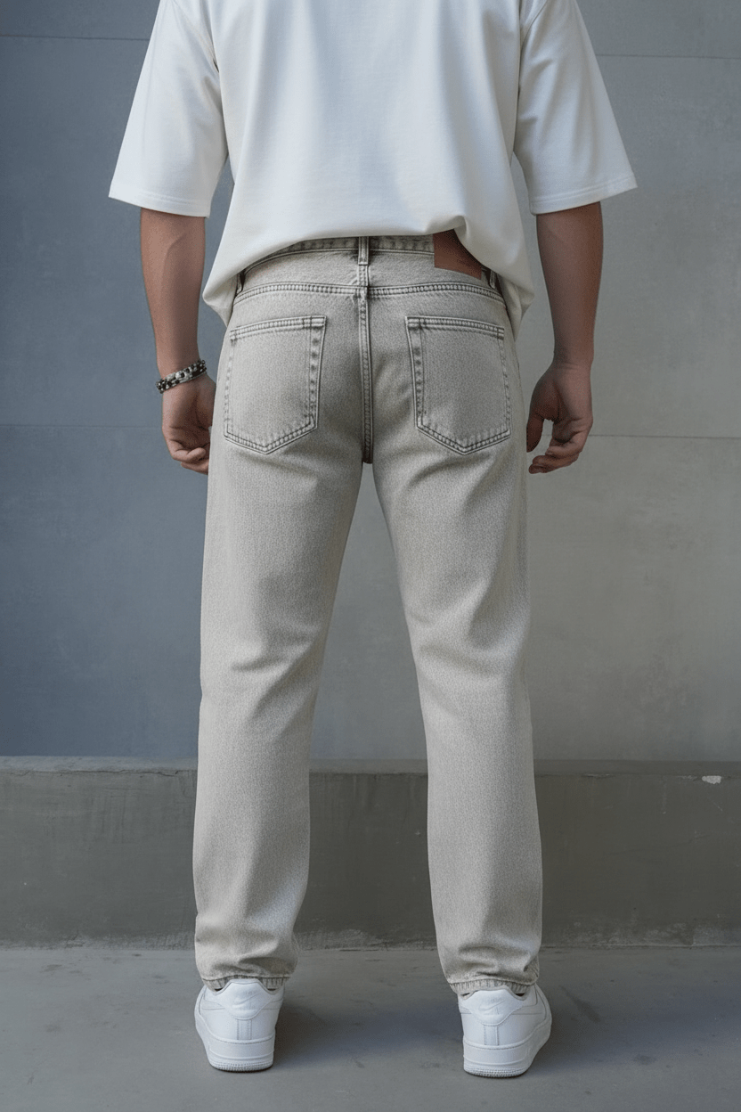 JEANS BAGGY OLIVE B9668 - ZG PREMIUM