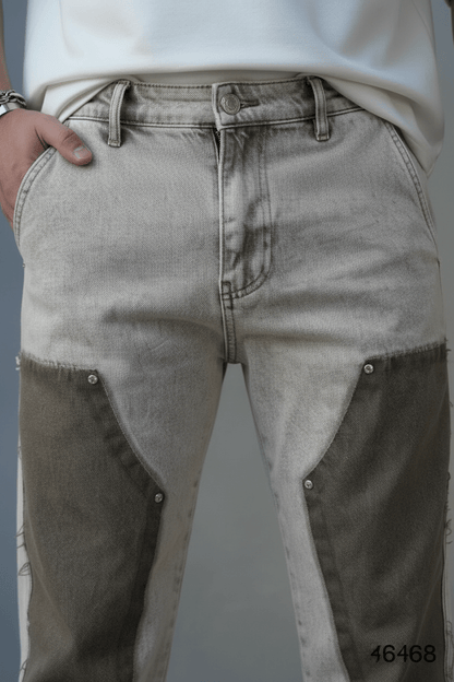 JEANS BAGGY OLIVE B9668 - ZG PREMIUM
