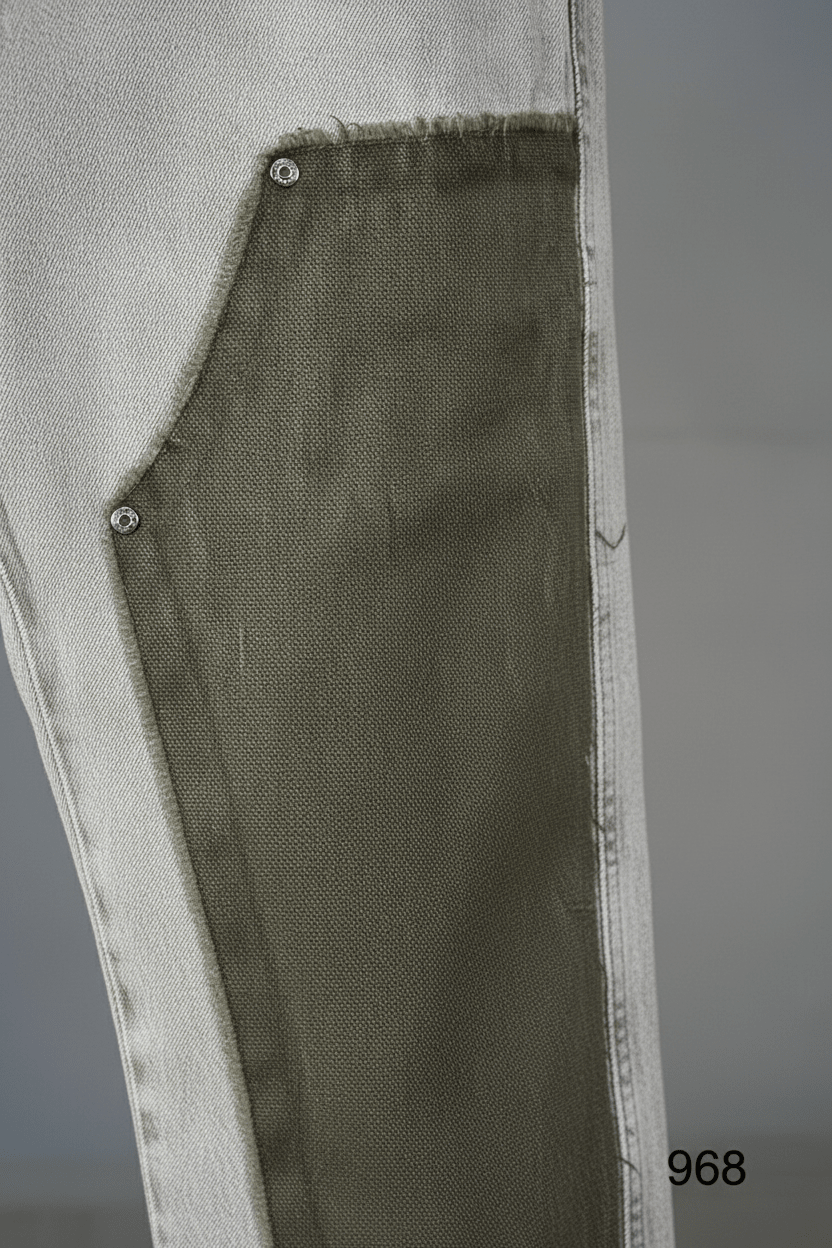 JEANS BAGGY OLIVE B9668 - ZG PREMIUM
