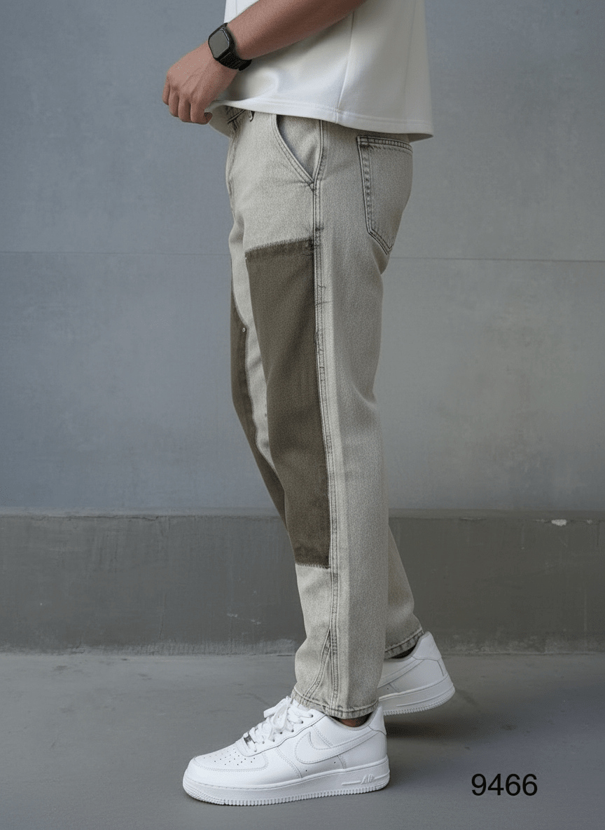 JEANS BAGGY OLIVE B9668 - ZG PREMIUM