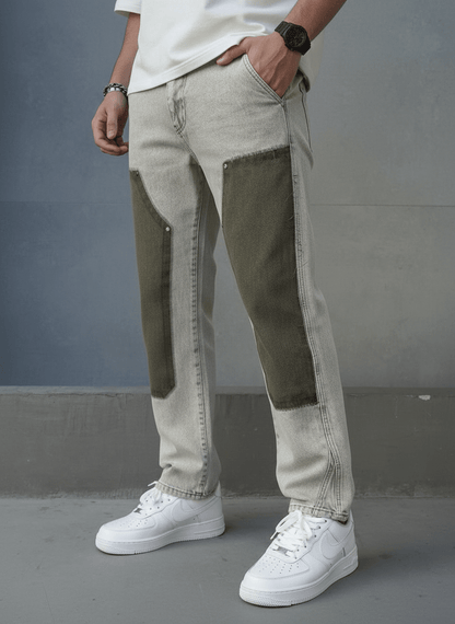 JEANS BAGGY OLIVE B9668 - ZG PREMIUM