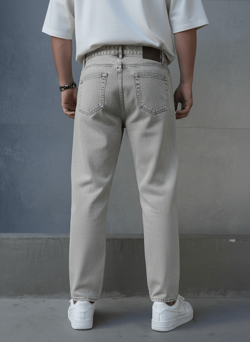 JEANS BAGGY OLIVE B9668 - ZG PREMIUM