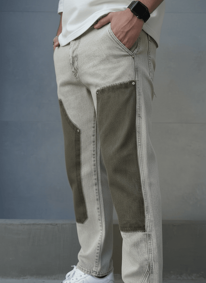 JEANS BAGGY OLIVE B9668 - ZG PREMIUM