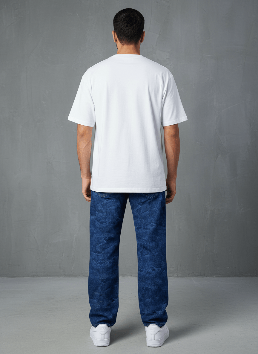 JEANS BAGGY BLUE B9753 - ZG PREMIUM