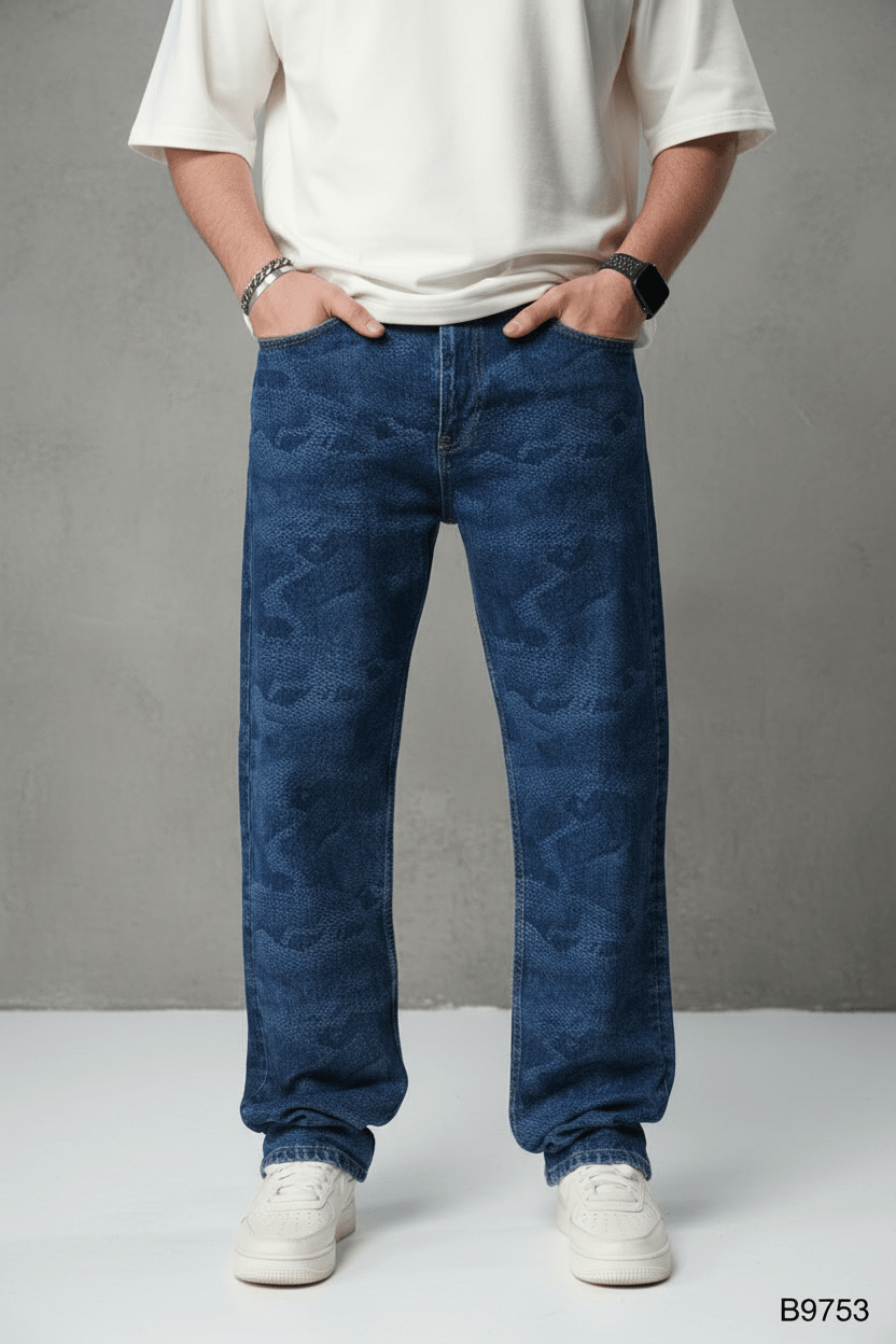 JEANS BAGGY BLUE B9753 - ZG PREMIUM