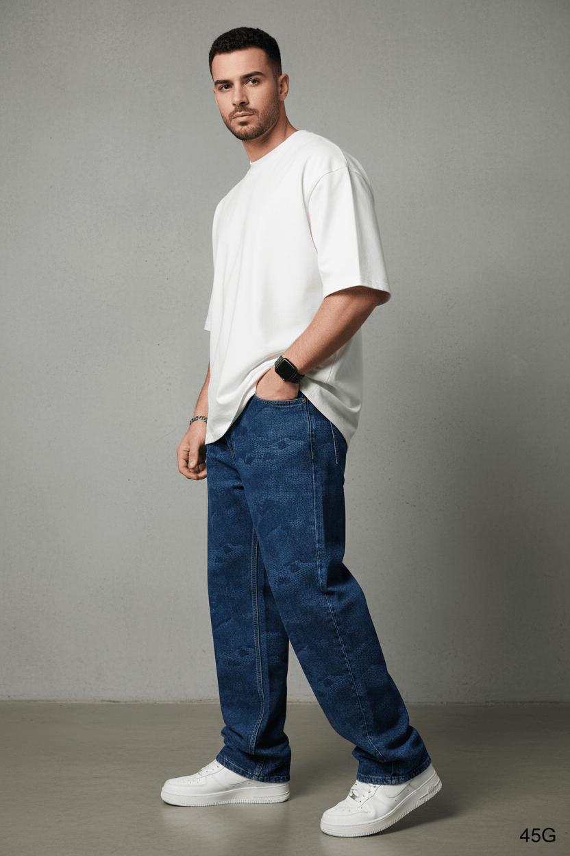 JEANS BAGGY BLUE B9753 - ZG PREMIUM