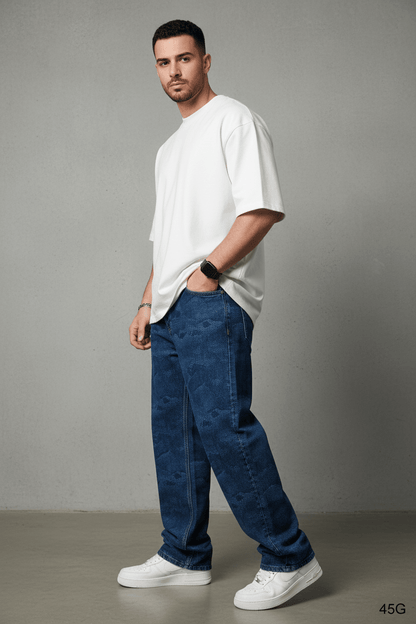 JEANS BAGGY BLUE B9753 - ZG PREMIUM