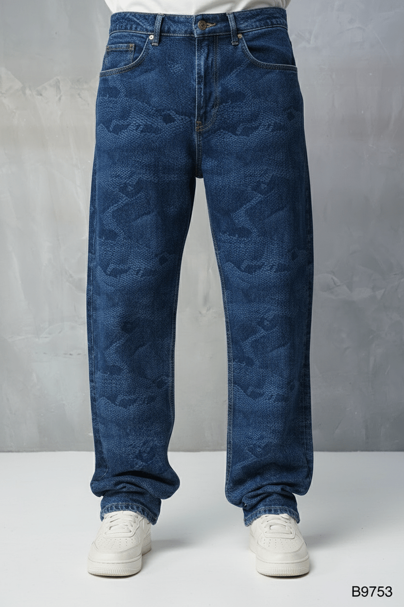 JEANS BAGGY BLUE B9753 - ZG PREMIUM