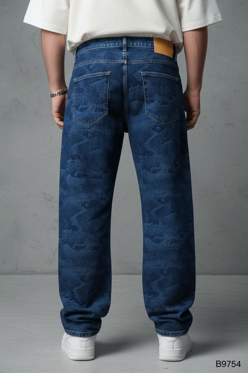 JEANS BAGGY BLUE B9753 - ZG PREMIUM