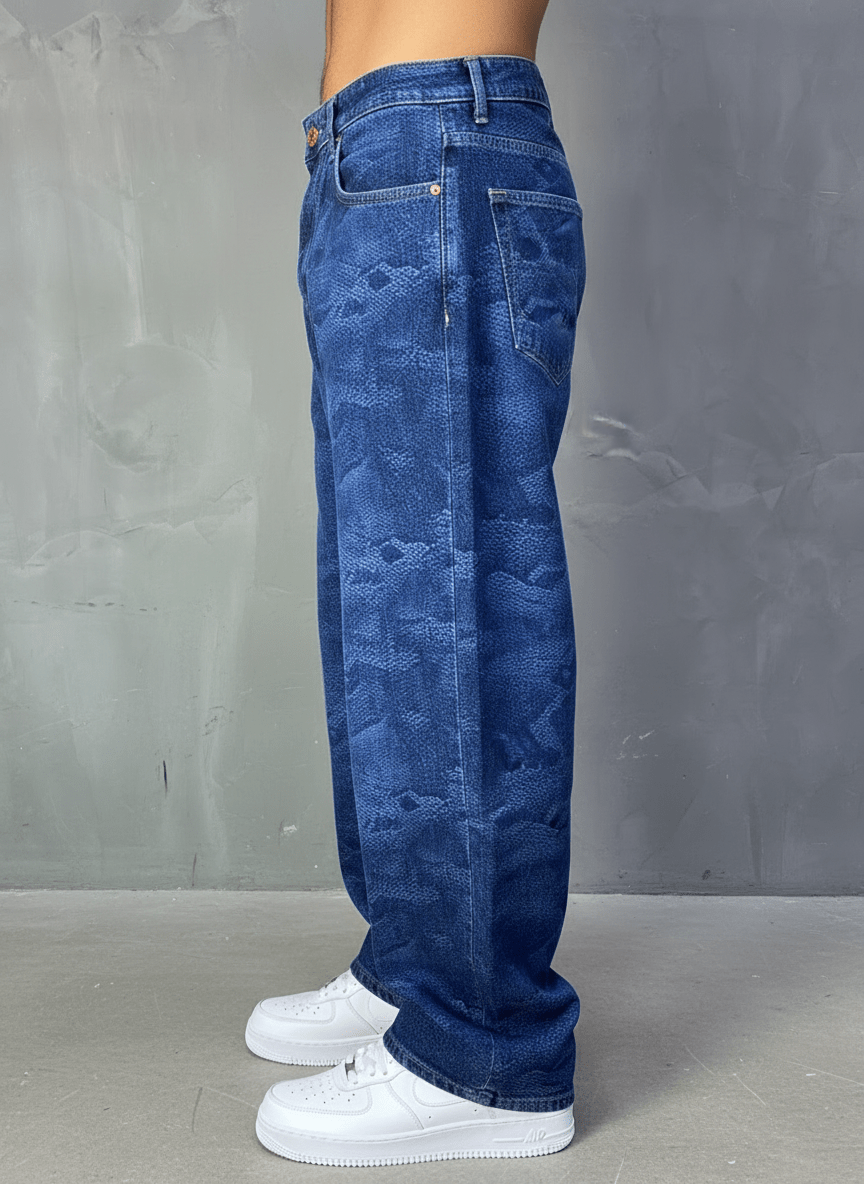 JEANS BAGGY BLUE B9753 - ZG PREMIUM