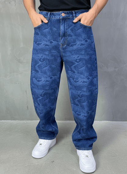 JEANS BAGGY BLUE B9753 - ZG PREMIUM