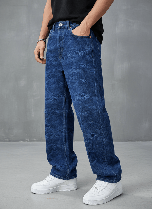 JEANS BAGGY BLUE B9753