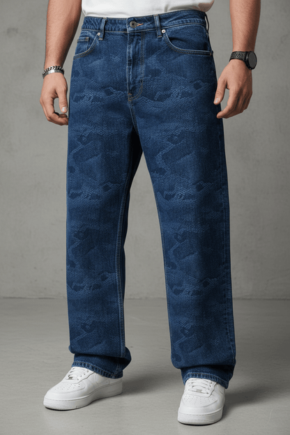JEANS BAGGY BLUE B9753 - ZG PREMIUM