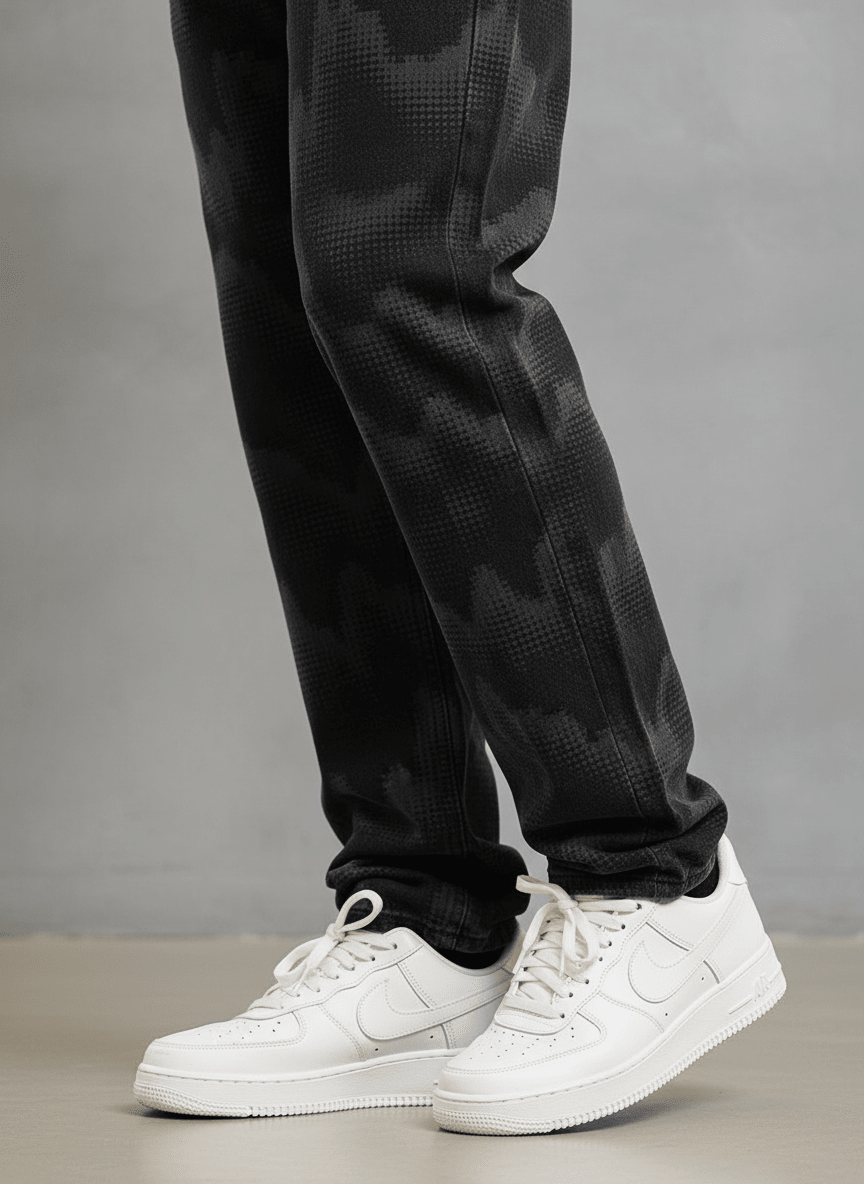JEANS CAMOUFLAGE DIGITAL NOIR B9623 - ZG PREMIUM