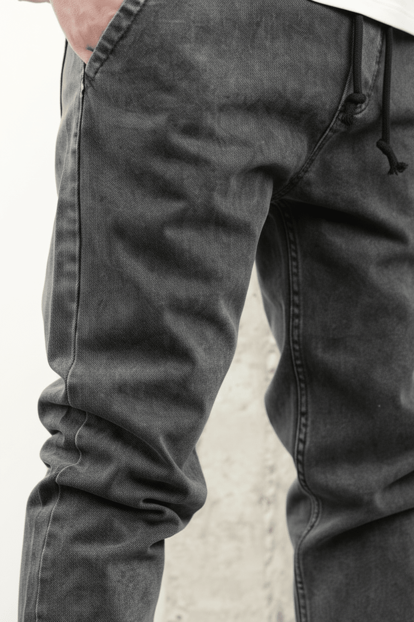 JEANS JOGGER GRIS B9798 - ZG PREMIUM