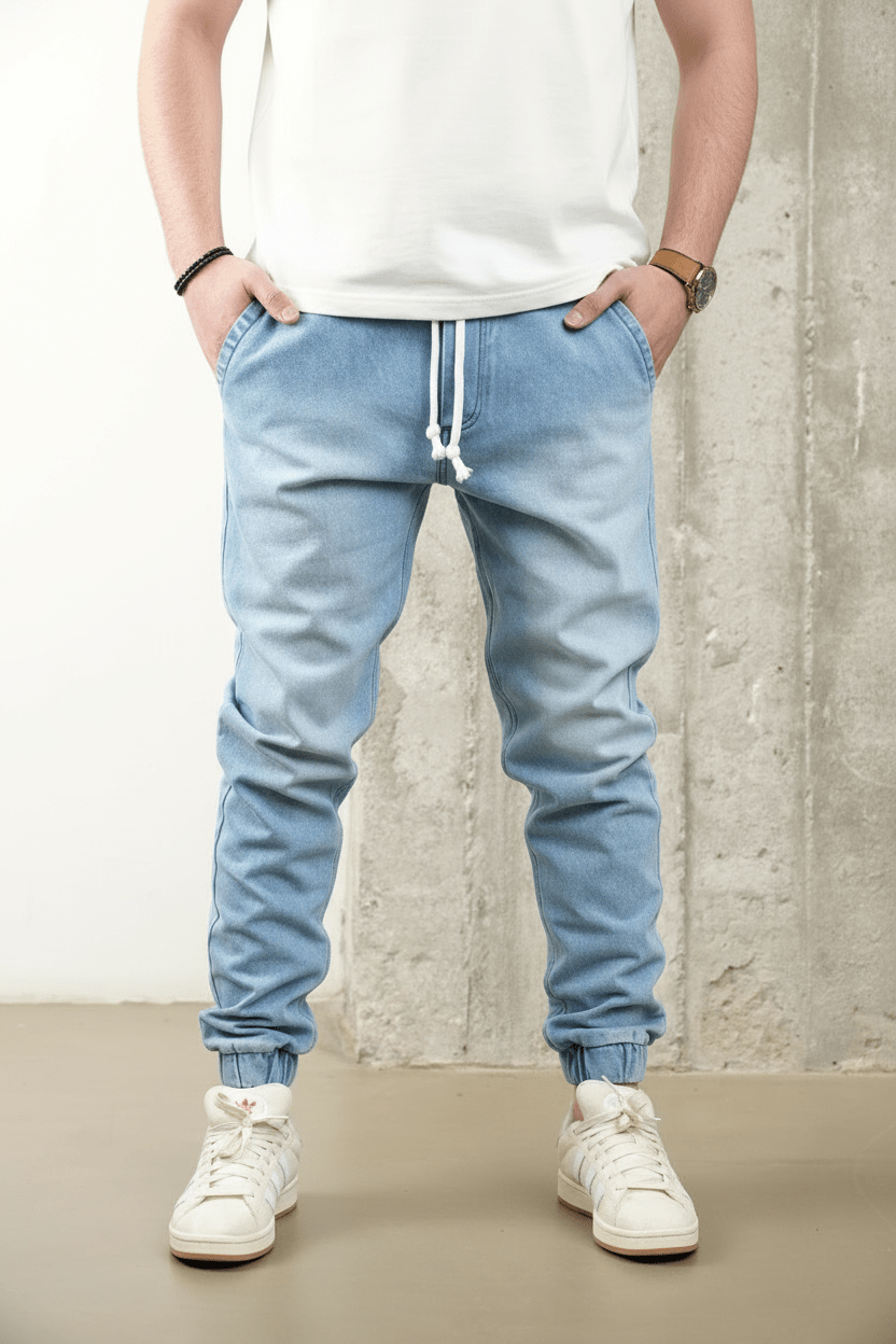JEANS JOGGER BLUE B9691 - ZG PREMIUM