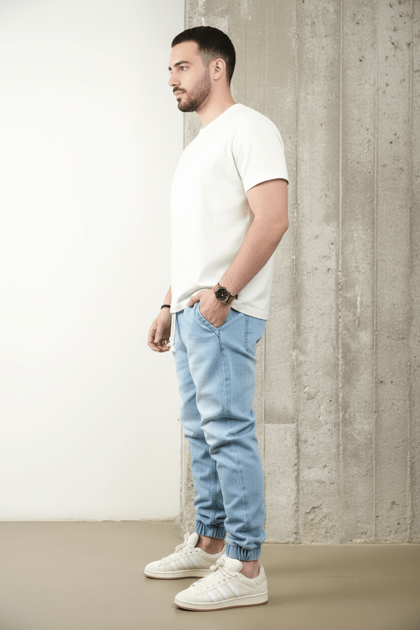 JEANS JOGGER BLUE B9691 - ZG PREMIUM